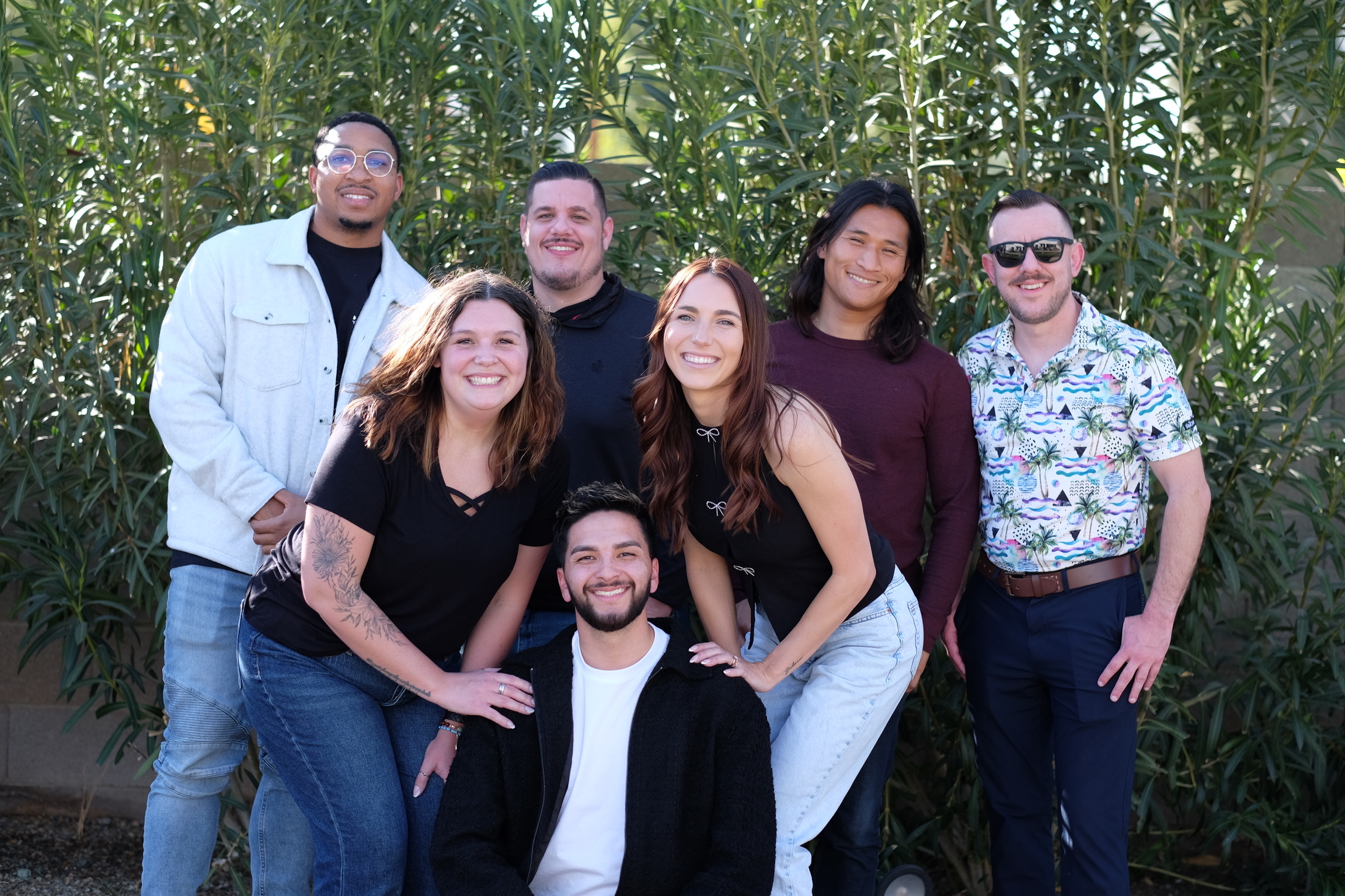 The perfect view of an infinity pool after a successful non-profit fundraising event in action