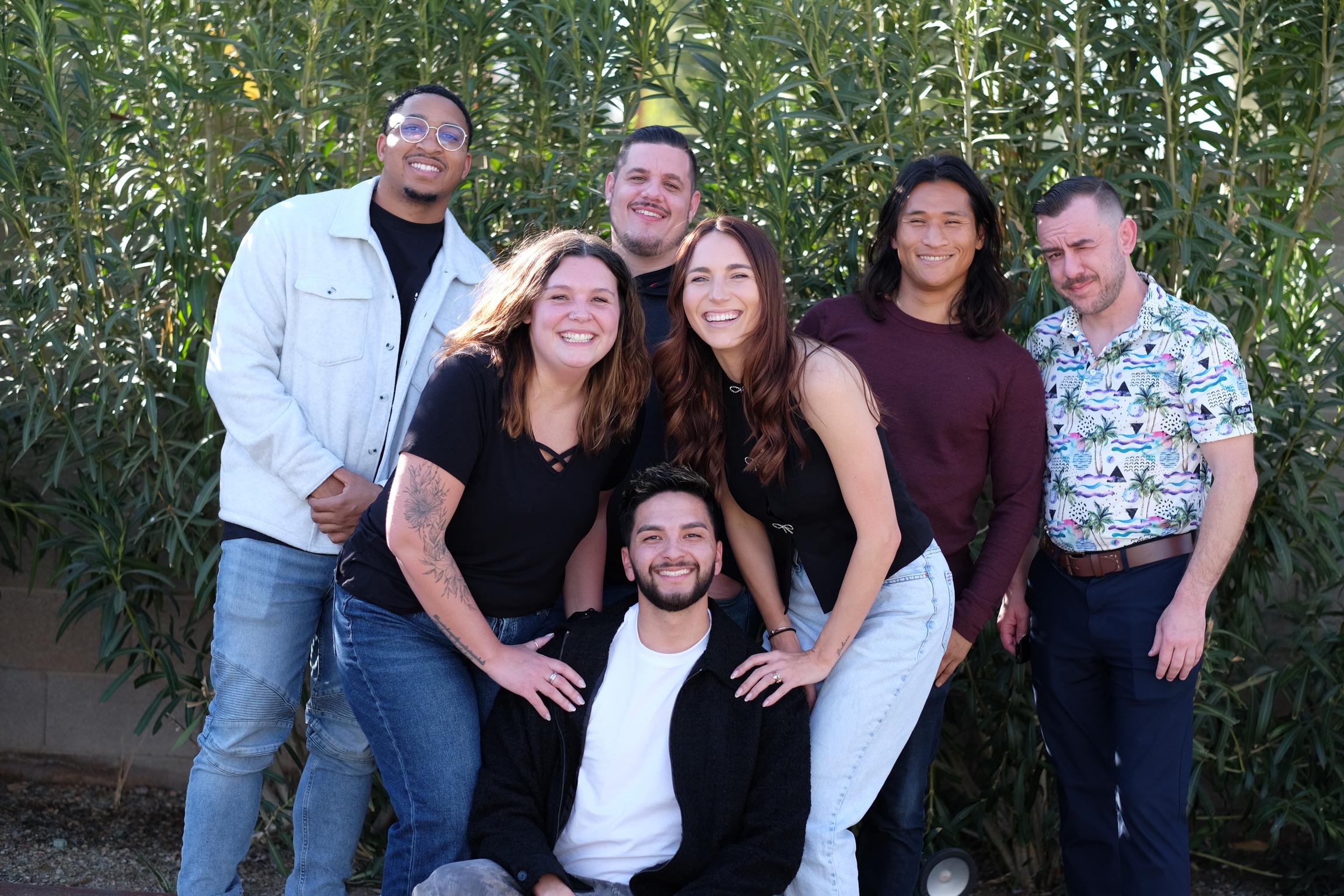 The perfect view of an infinity pool after a successful non-profit fundraising event in action