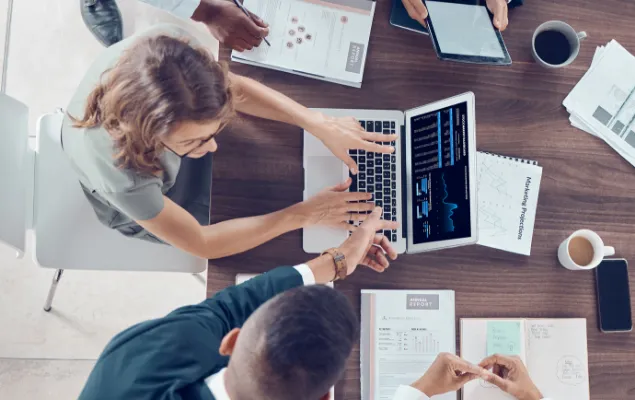 Happy donors supporting a non-profit through digital giving